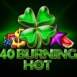 40 Burning Hot game by Amusnet Interactive – logo hosted on Spinbara Casino
