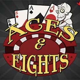 Aces and Eights - 3 Hands slot visual from RTG (Reel Time Gaming) available on sspinbara.com