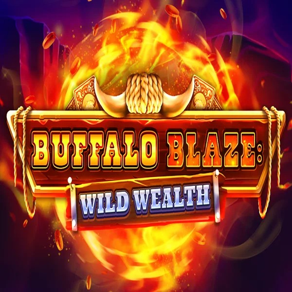 Buffalo Blaze Wild Wealth logo – Slots by OctoPlay at Spinbara Casino