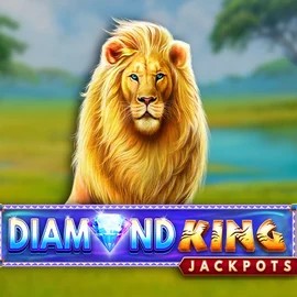 Diamond King Jackpots logo – Jackpots by SpinPlay Games at Spinbara Casino