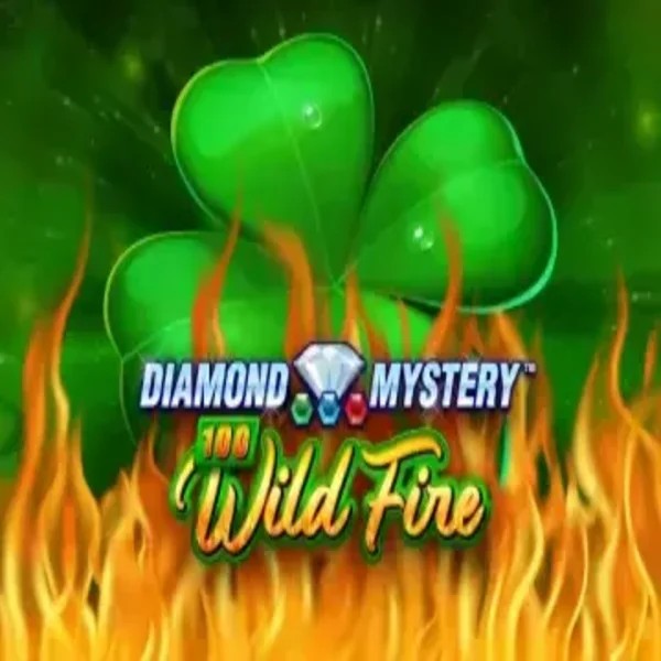 Diamond Mystery 100 Wild Fire logo by Greentube at Spinbara Casino
