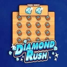 Diamond Rush logo by Hacksaw Gaming Spinbara Casino
