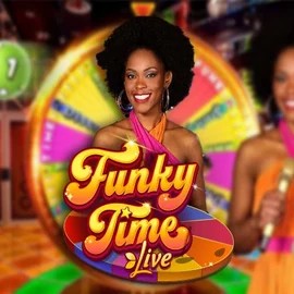 Funky Time logo – Live Casino by Evolution at Spinbara Casino