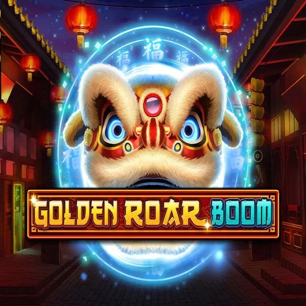 Golden Roar BOOM logo – Slots by Greentube at Spinbara Casino