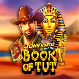 John Hunter and the Book of Tut slot logo by Pragmatic Play at Spinbara Casino