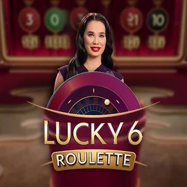 Lucky 6 Roulette slot icon by Pragmatic Play, available at Spinbara Casino