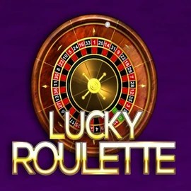 Lucky Roulette slot logo by Belatra Games at Spinbara Casino