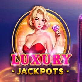 Luxury Jackpots online game logo by Triple Cherry on sspinbara.com