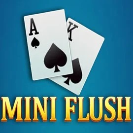 Mini Flush slot logo by TaDa Gaming at Spinbara Casino