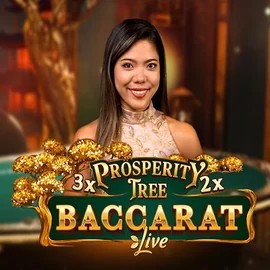 Prosperity Tree Baccarat casino game by Evolution – featured logo at Spinbara Casino
