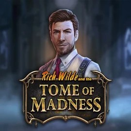 Slots logo of Tome of Madness from Play'n GO at Spinbara Casino