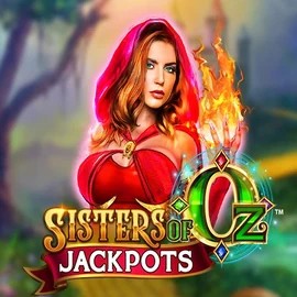 Sisters Of Oz Jackpots online game logo by Triple Edge Studios on sspinbara.com