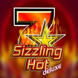 Sizzling Hot Deluxe logo – Slots by Novomatic at Spinbara Casino