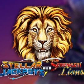 Stellar Jackpots with Serengeti Lions game by Lightning Box Game – logo hosted on Spinbara Casino