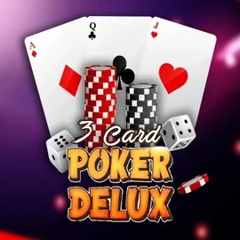 Three Card Poker Delux game by Urgent Games – logo hosted on Spinbara Casino